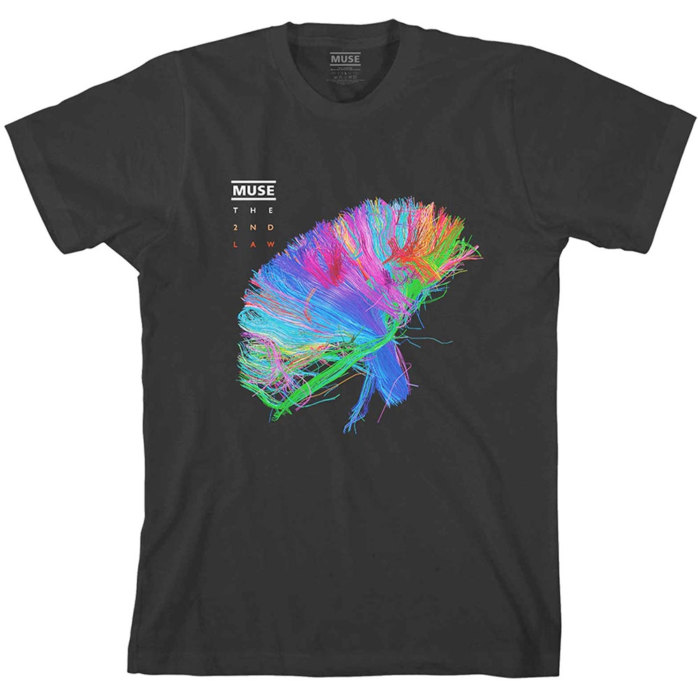 Muse - 2nd Law Album Heren Tshirt - Zwart